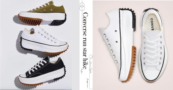 CONVERSE RUN STAR HIKE低筒版問市！無痛增高再不怕腿粗短，價格還甜到欠包色～