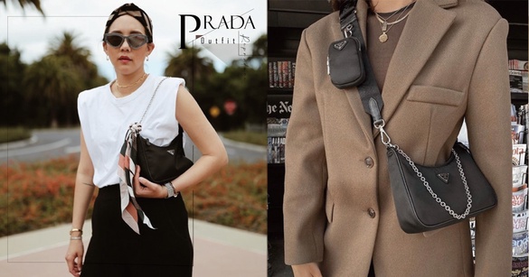 IG潮人背出街的就是這款「Prada子母包」，YouTuber JUN JUN老師不同背法超實用！