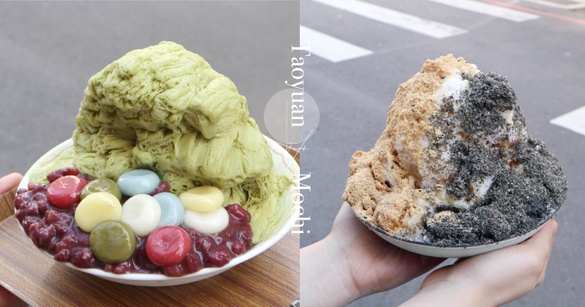 彩色麻吉＆抹茶雪花冰！桃園IG打卡美食「麻吉叔創意冰舖」，古早味的麻吉冰也不能錯過