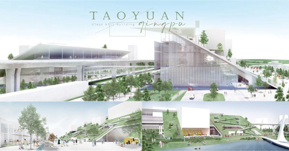 青埔景點再添一處！桃園市立美術館「玻璃山丘」好吸睛～預計2022年完工