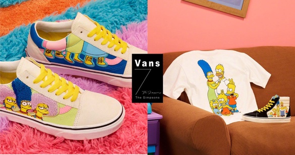 Vans推出「辛普森家庭系列」，荷馬、霸子躍上經典鞋款，還有帽T、背包等多款童趣商品