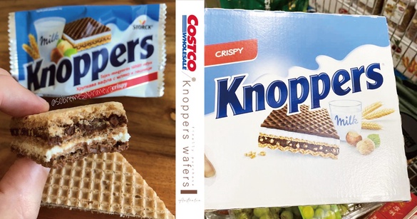 熱量爆炸！澳洲超夯的「Knoppers 可可威化餅」在好市多，想吃終於不用請代購