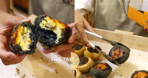 超夯的「256層蛋塔」來台北了！台中必買的「蛋定蛋塔」，酥脆外皮蛋塔控必吃