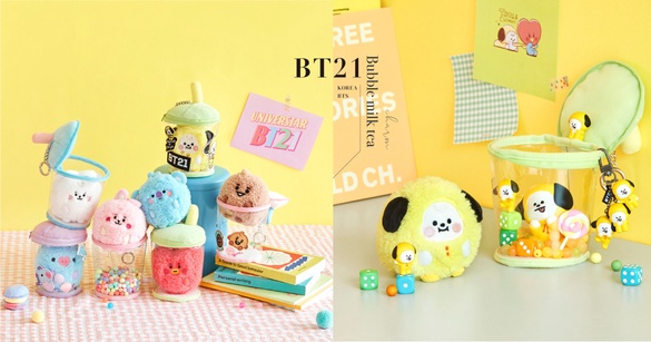BT21推出「珍珠奶茶系列」，圓滾滾BT21+繽紛飲料杯造型，可愛到心臟爆擊！
