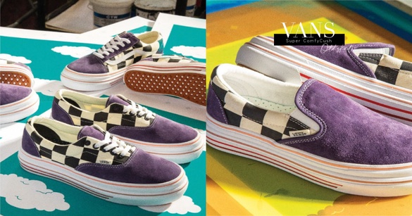 VANS「香芋紫」厚底懶人鞋登場！雙層厚底無痛增高，輕量結構根本漫步雲端