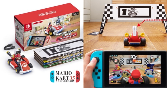 任天堂Switch《瑪利歐家庭賽車場》10月登場！結合AR實境，客廳就是你的賽車場！