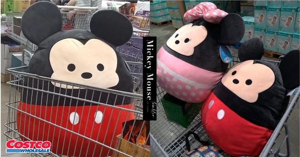 被放大燈照到的Tsum Tsum！好市多「Tsum Tsum米奇玩偶」，20吋巨無霸造型認真療癒