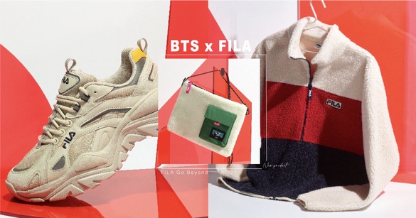 BTS x FILA Go Beyond系列全新登場！爆米花拼色外套、新款老爹鞋，全台這天開放預購～