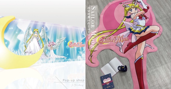 美少女戰士來台中了！「美少女戰士-綺麗魅影」快閃店插旗台中，2米高上弦月讓你拍個夠