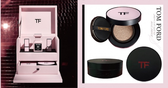TOM FORD「玫瑰粉氣墊」台灣終於開賣，四色眼影、霧光唇膏也換上夢幻玫瑰粉包裝！