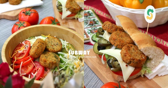吃得到咖哩味！SUBWAY推出「香料蔬菜球堡」，多種辛香料提味，根本「潛艇堡版咖哩飯」