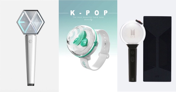 「K-pop最美手燈」TOP10！EXO愛麗棒、BTS阿米棒都上榜，SHINee湖水綠鑽石燈才第九！