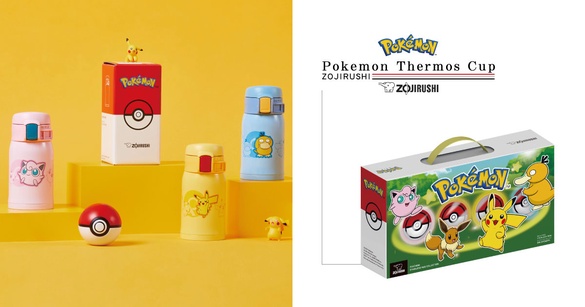 寶可夢迷快收藏！象印 x POKÉMON推台灣限量寶可夢聯名保溫杯禮盒組，超夢幻必收！