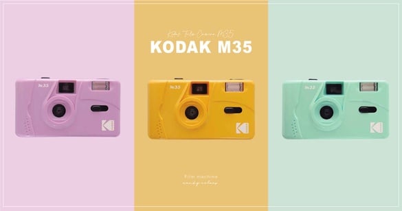 Kodak M35「糖果色底片機」日韓泰爆紅！價格親民好入手，一起拋棄被濾鏡支配的生活吧