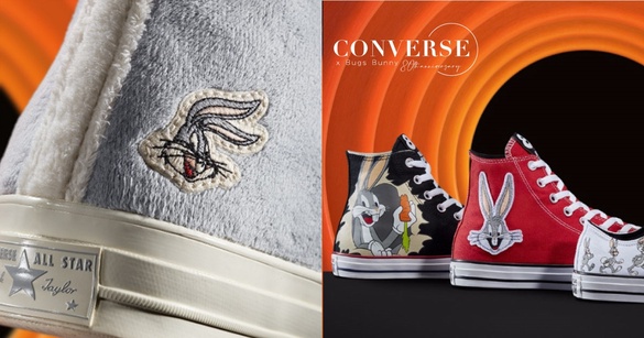 兔寶寶回來了！CONVERSE x 兔巴哥80週年限定系列登場，絨毛兔寶寶鞋款太可愛