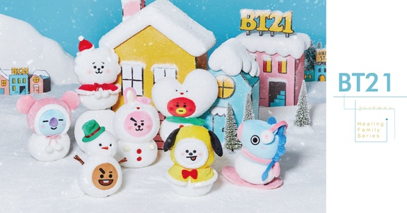 BT21變成雪人啦！BT21推出超萌「雪人系列」，快來和BT21雪人一起在雪中玩耍～