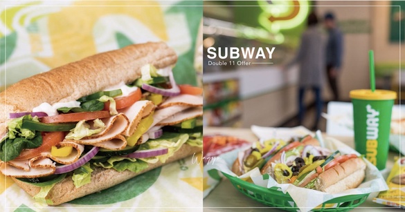 3折起吃潛艇堡！SUBWAY推出「雙11優惠」，連續14天「刮刮好雞會」各位趕快揪團吃