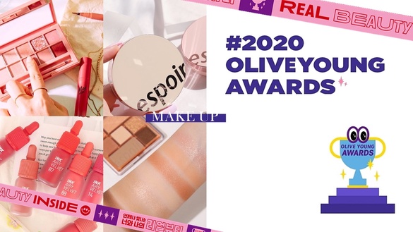 2020韓國OLIVE YOUNG彩妝榜單公開！氣墊、眼影年度熱賣TOP1盤點，開架零負評唇釉必收