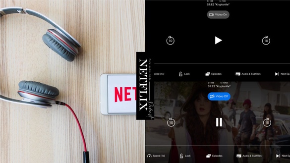 NETFLIX推出「純音訊模式」新功能！一鍵關閉影像超方便，節目、影集都能當Podcast聽！
