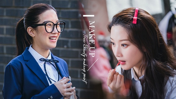 《女神降臨》文佳煐妝容解析！遮瑕又薄透的底妝、細長眉型是重點，修飾臉型還顯嫩