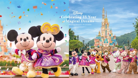 迪士尼「15週年限定」周邊！香港迪士尼「15周年奇妙慶典」百款商品與限定濾鏡超可愛