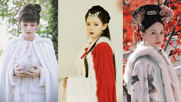 古裝劇10位后宮娘娘斗篷造型！《甄嬛》孫儷大氣，張予曦紅斗篷豔麗，趙麗穎白斗篷仙氣
