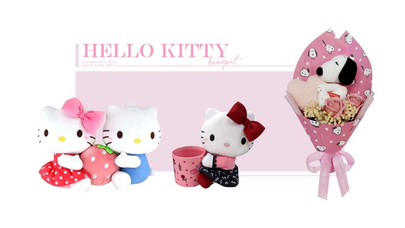 2021情人節限定！7-11推出Kitty、史努比、寶可夢等11款情人節花束＆禮盒