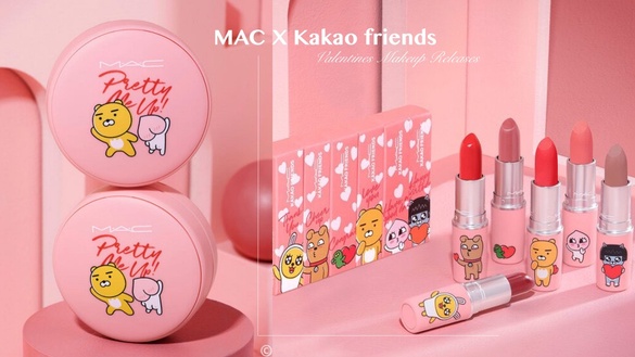 MAC X Kakaofriends「萊恩唇膏」2021情人節登場！萊恩羞澀示愛＆粉霧包裝、少女心爆棚