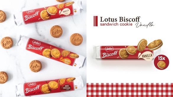 Lotus Biscoff「焦糖夾心餅乾」新登場，蓮花餅乾+奶油內餡，吃一口就超幸福～