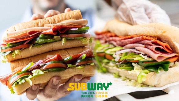 買一送一！SUBWAY「美味激省券」限時免費贈，加碼連續5天百元吃SUBWAY套餐