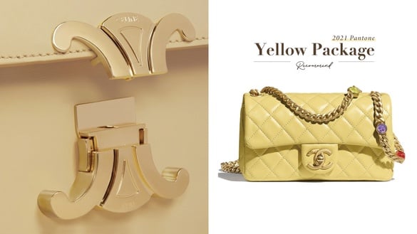 少女心噴發！2021 Pantone 黃色系包款推薦，Loewe Goya、Celine凱旋門討論度爆棚