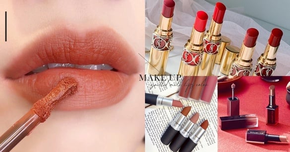 2021春夏必收「烤奶紅棕」唇膏推薦！YSL、植村秀烤奶新色太美，這隻更是日、韓搶翻