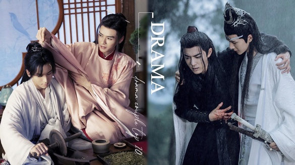 男男CP更好嗑！陸網最強「超話CP排行榜」，《陳情令》霸佔3位、《山河令》短時間登頂