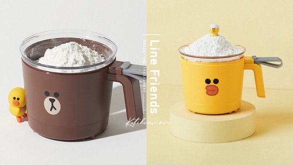 Line Friends推出一系列「廚房測量用品」，熊大&amp;莎莉造型計時器、電子秤陪你做料理！