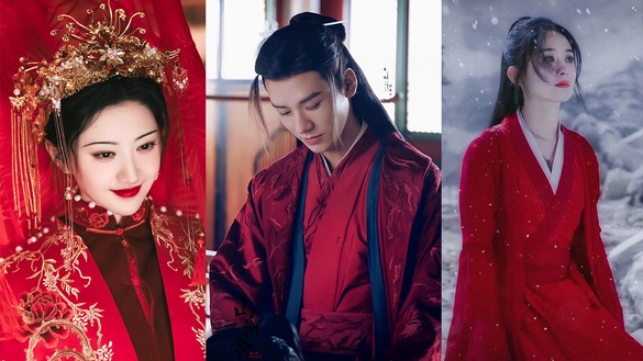 2021古裝劇10位紅衣美人！迪麗熱巴《長歌行》紅披風霸氣，龔俊《山河令》紅衣比女人美