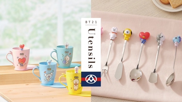 全聯集點「BT21餐具組」積分換購！24款BT21餐具系列商品，就讓BT21明星陪你一起吃飯