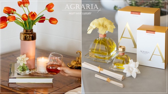 奢華香氛的代名詞AGRARIA！政商名流、頂級酒店御用香氣，經典擴香&amp;蠟燭打造夢幻居家