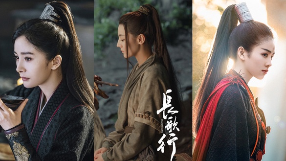 9位女星「古裝高馬尾」造型！趙露思帥氣、楊冪霸氣，迪麗熱巴《長歌行》蟑螂鬚被嫌棄