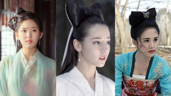 9位陸劇女星「蝴蝶結髮髻」古裝造型！迪麗熱巴甜美、趙露思蠢萌，劉亦菲仙氣爆棚