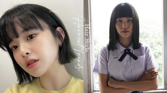 春夏「低層次直髮」髮型範本！ 《轉學來的女生》富江黑髮超夯，惠利、LISA款撩人無敵