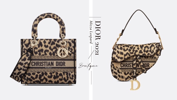 DIOR「2021秋季豹紋系列」搶先看！全新「Mizza豹紋印花」改造經典包款，連配件也超美