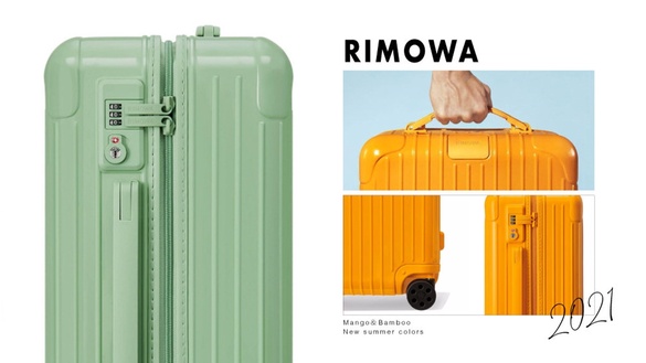 RIMOWA 2021夏季新色登場！熱帶風情「Mango＆Bamboo」，繽紛色彩超迷人