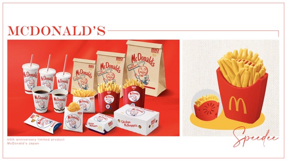 日本麥當勞「50週年限定商品」登場！復古畫風太經典，「薯條隨身風扇」薯條控必收～