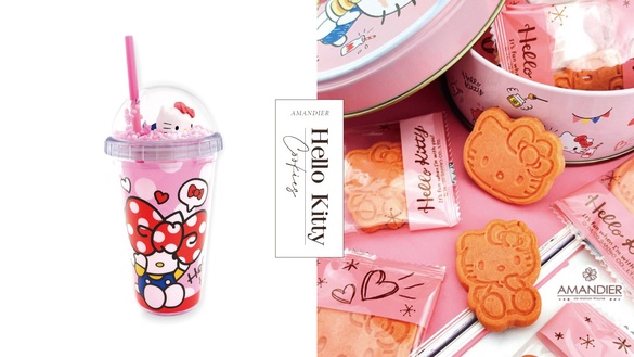 Kitty粉絲搶收！超萌「Hello Kitty水杯」現身，杯蓋上Kitty公仔＋杯身大蝴蝶結太夢幻