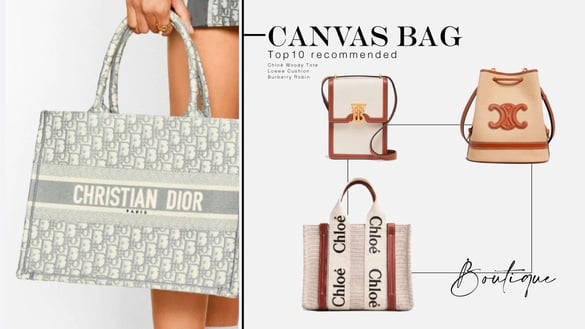 預算直接砍半！2021精品帆布包推薦Top10，Chloé、Dior大容量又百搭，這款迷你包超生火