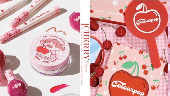 夏日「櫻桃彩妝」推薦！COLOURPOP 、花知曉、KIRSH BLENDING X LEEGONG聯名登場！