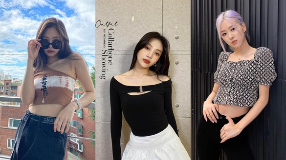 韓星夏日鎖骨穿搭指南！Jennie穿搭超辣、允兒清新可愛，不暴露也能性感又顯瘦！