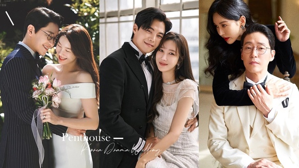 《上流戰爭》婚紗盤點！羅根&amp;秀蓮婚紗絕美、朱丹泰&amp;千書真拍過兩輪，碩京也拍過婚紗