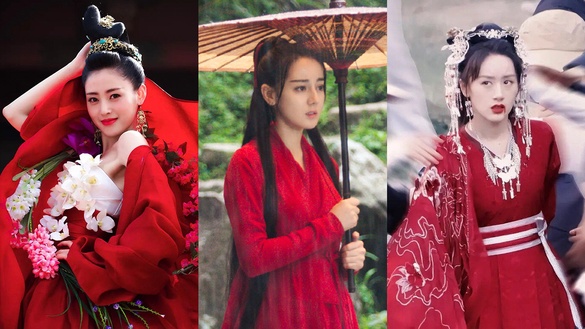 網評「最適合古裝紅衣」的女星TOP 10！李沁、白鹿上榜，迪麗熱巴第二，冠軍果然是她