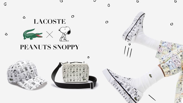 LACOSTE X PEANUTS 史努比聯名系列登場！雙色拼接帽T萌翻，印花相機包超生火